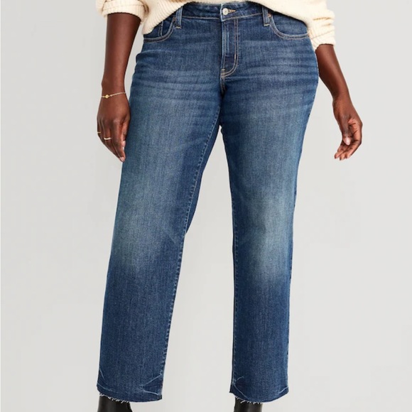 NWT Low-Rise OG Loose Cut-Off Jeans - 6 Petite - Picture 2 of 12